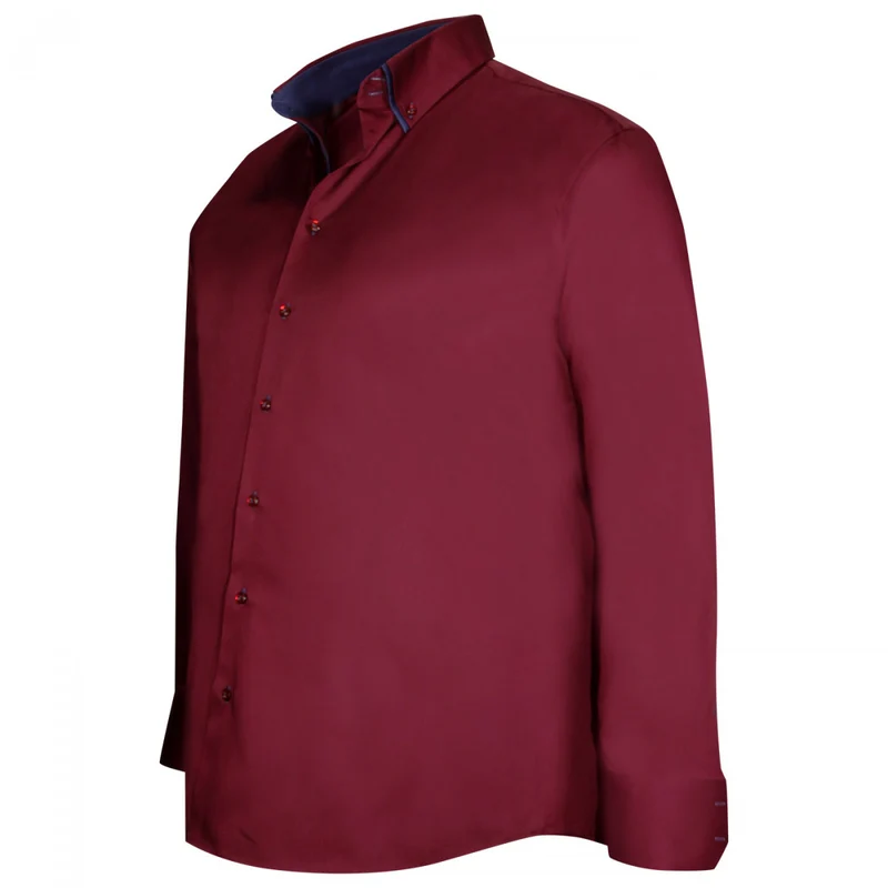 Chemise homme grande taille mode coupe droite FARO Doublissimo