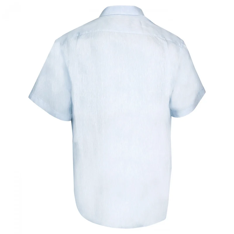 Chemise homme grande taille en lin coupe droite MONTE CARLO Doublissimo