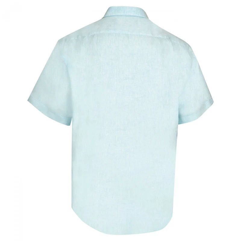 Chemise homme grande taille en lin coupe droite MONTE CARLO Doublissimo