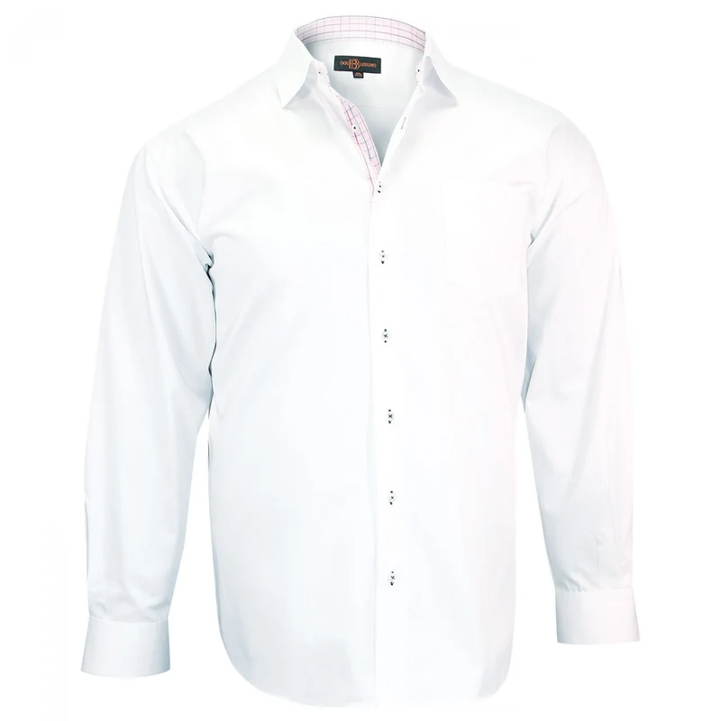 Chemise homme grande taille tendance coupe droite ANTIBE Doublissimo