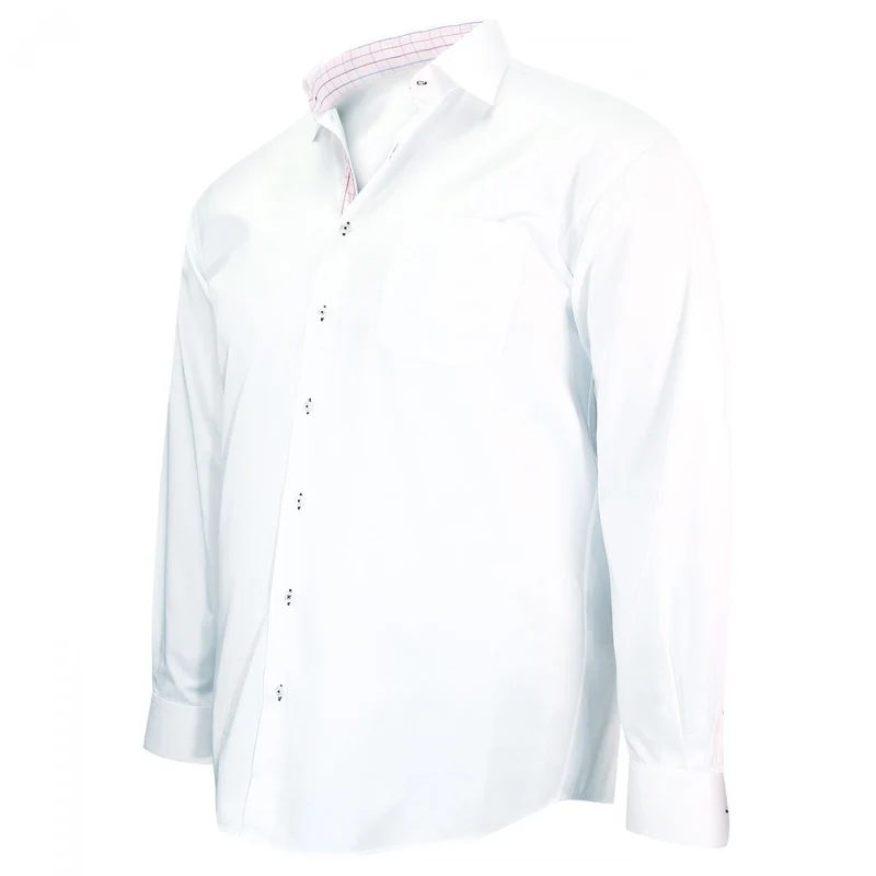 Chemise homme grande taille tendance coupe droite ANTIBE Doublissimo
