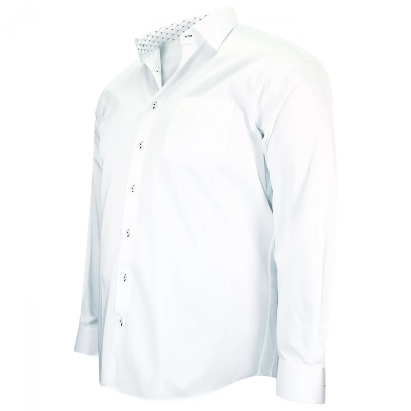 Chemise homme grande taille tendance coupe droite ANTIBE Doublissimo