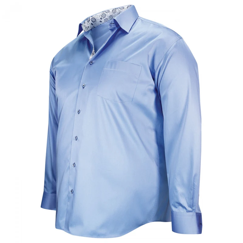 Chemise homme grande taille tendance coupe droite ANTIBE Doublissimo