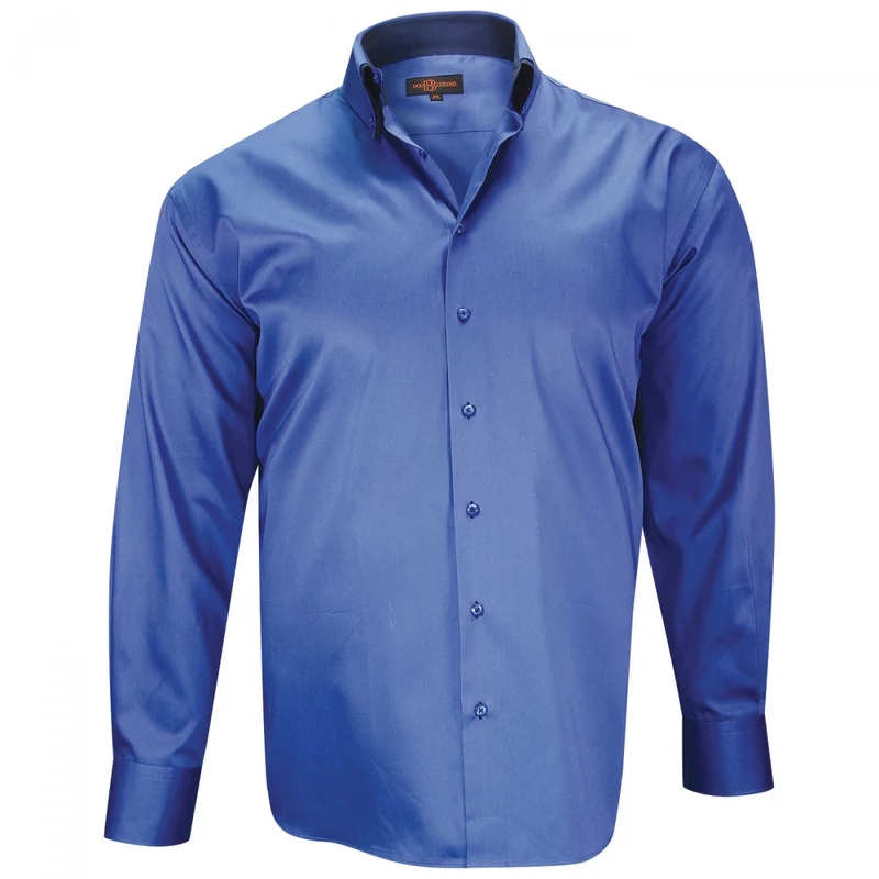 Chemise homme grande taille double col coupe droite TASCOLI Doublissimo