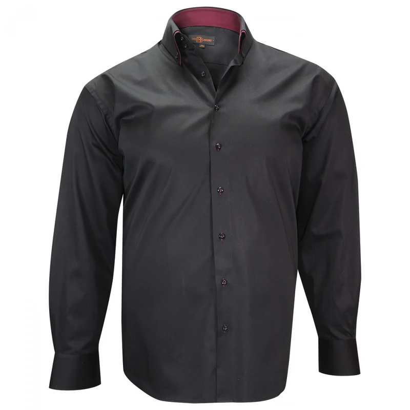 Chemise homme grande taille double col coupe droite TASCOLI Doublissimo
