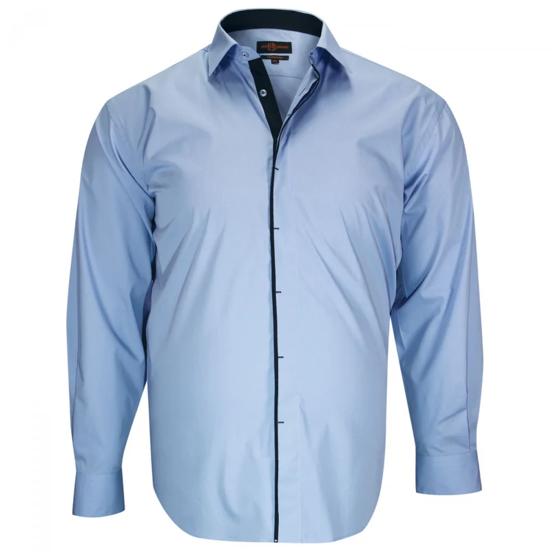 Chemise homme grande taille repassage facile coupe droite VERNAZZA Doublissimo