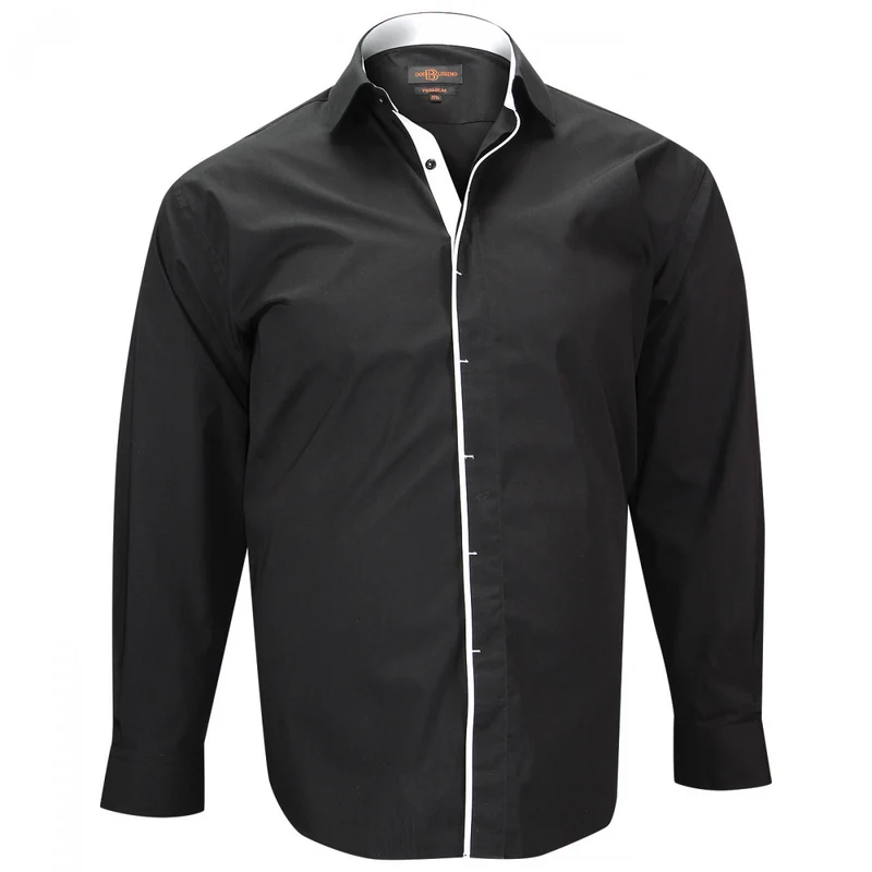 Chemise homme grande taille repassage facile coupe droite VERNAZZA Doublissimo