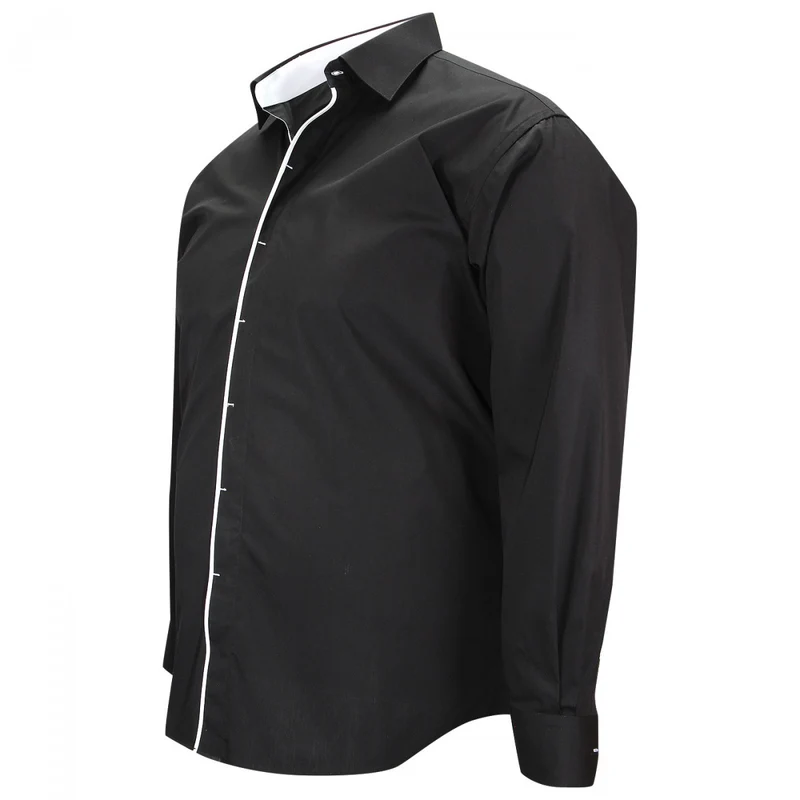 Chemise homme grande taille repassage facile coupe droite VERNAZZA Doublissimo