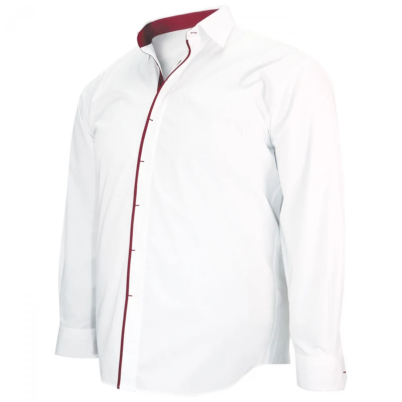 Chemise homme grande taille repassage facile coupe droite VERNAZZA Doublissimo