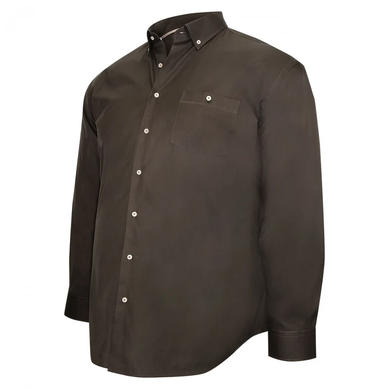 Chemise homme grande taille repassage facile coupe droite COLBO Doublissimo