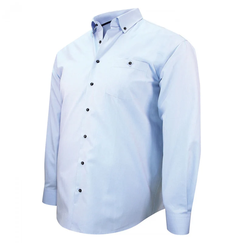 Chemise homme grande taille repassage facile coupe droite COLBO Doublissimo