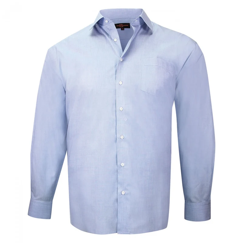Chemise homme grande taille repassage facile coupe droite FIFI Doublissimo