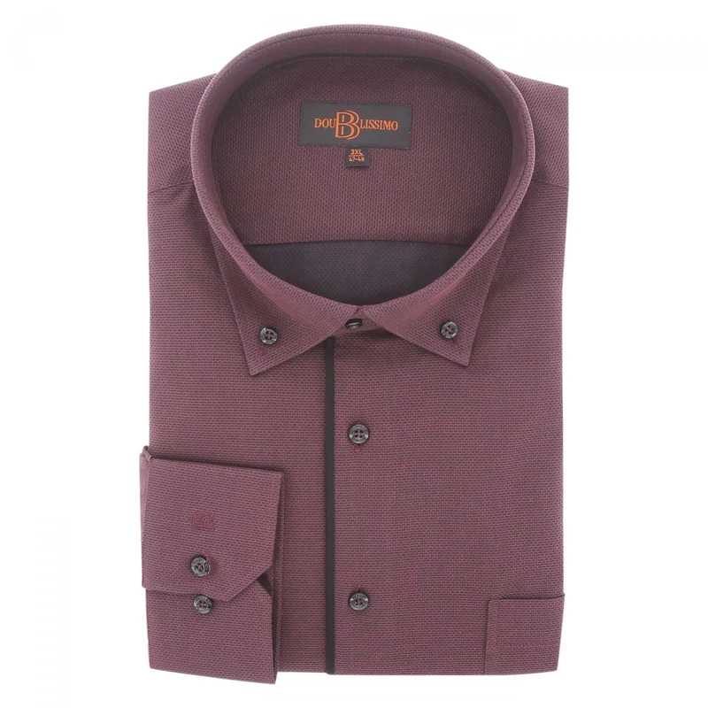 Chemise homme grande taille repassage facile coupe droite MEDOC Doublissimo