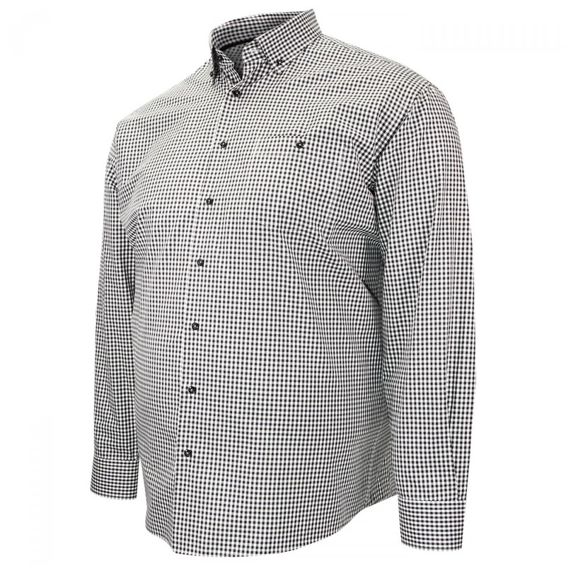 Chemise homme grande taille repassage facile coupe droite VICKY Doublissimo