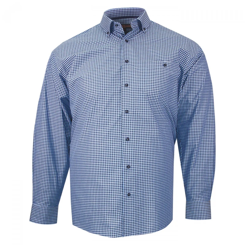 Chemise homme grande taille repassage facile coupe droite VICKY Doublissimo