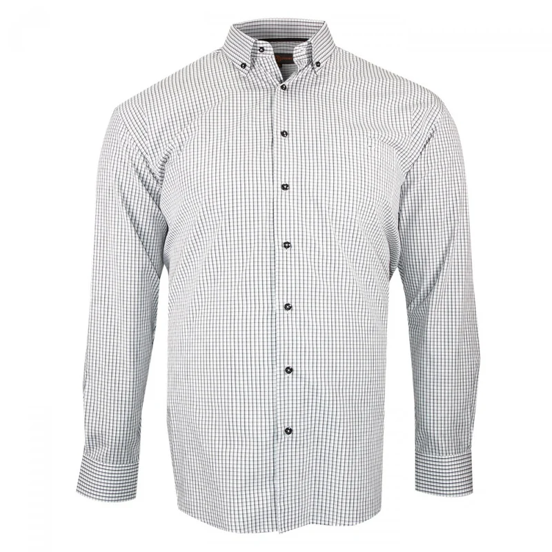 Chemise homme grande taille repassage facile coupe droite VICKY Doublissimo