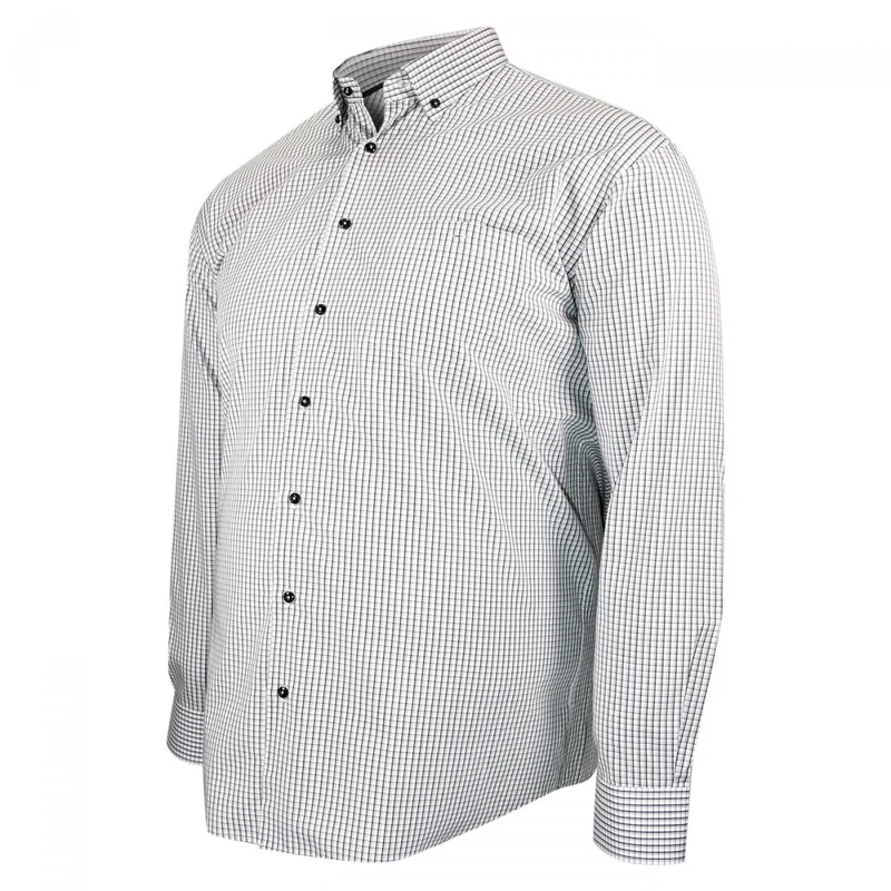 Chemise homme grande taille repassage facile coupe droite VICKY Doublissimo