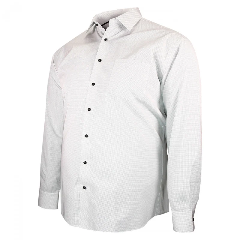 Chemise homme grande taille repassage facile coupe droite MIDDO Doublissimo
