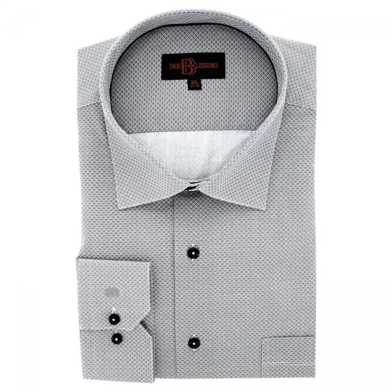 Chemise homme grande taille repassage facile coupe droite MIDDO Doublissimo