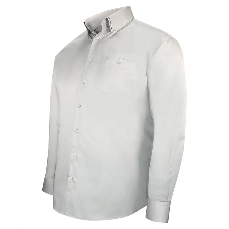 Chemise homme grande taille double col repassage facile coupe droite COLBUNI Doublissimo