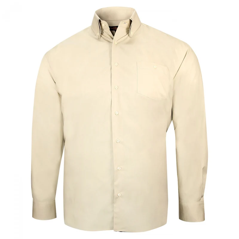 Chemise homme grande taille double col repassage facile coupe droite COLBUNI Doublissimo