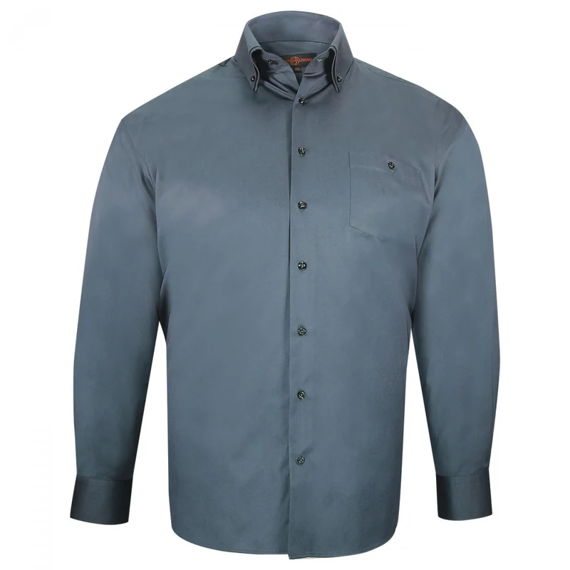 Chemise homme grande taille double col repassage facile coupe droite COLBUNI Doublissimo