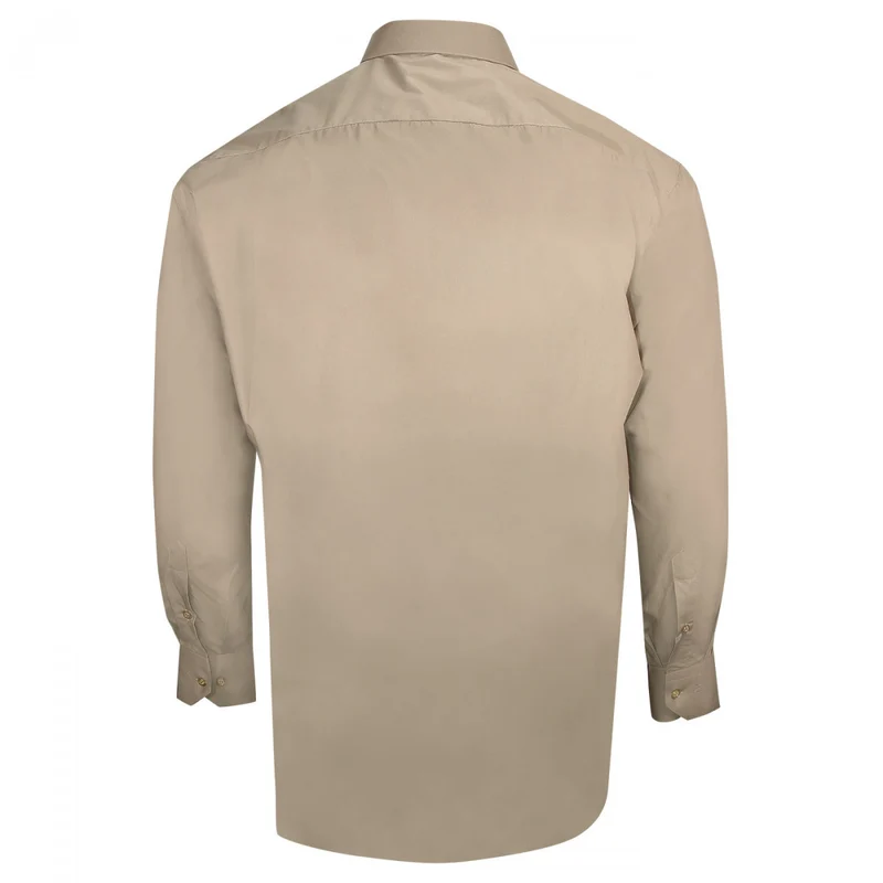 Chemise homme grande taille habillée gorge cachée coupe droite CACHET Doublissimo