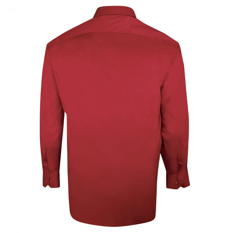 Chemise homme grande taille habillée gorge cachée coupe droite CACHET Doublissimo