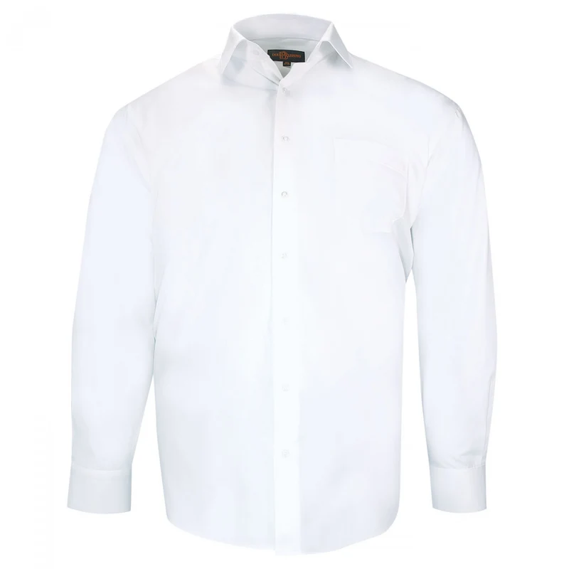 Chemise homme grande taille unie coupe droite LISIO Doublissimo