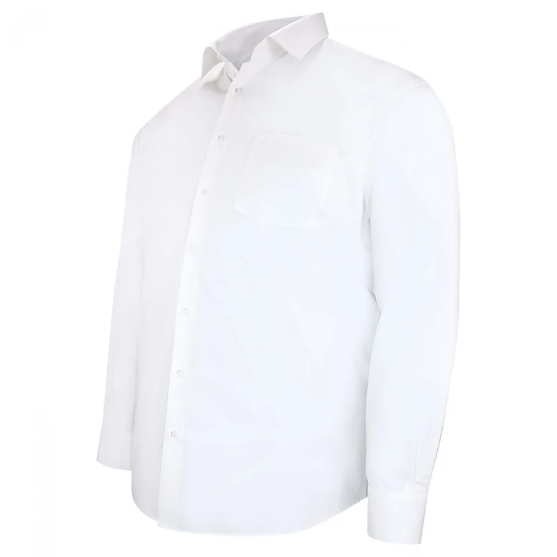 Chemise homme grande taille unie coupe droite LISIO Doublissimo