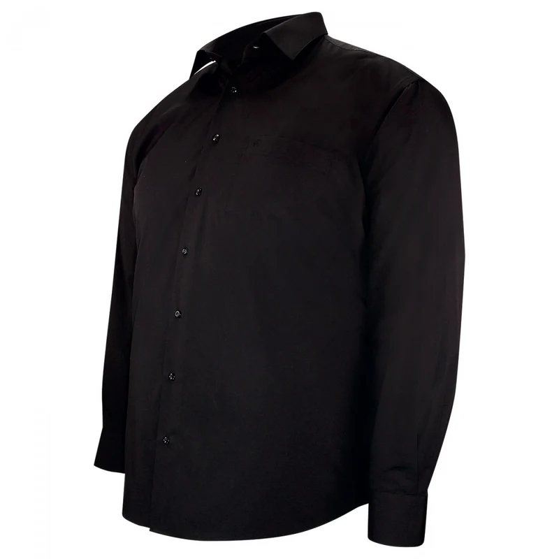 Chemise homme grande taille unie coupe droite LISIO Doublissimo