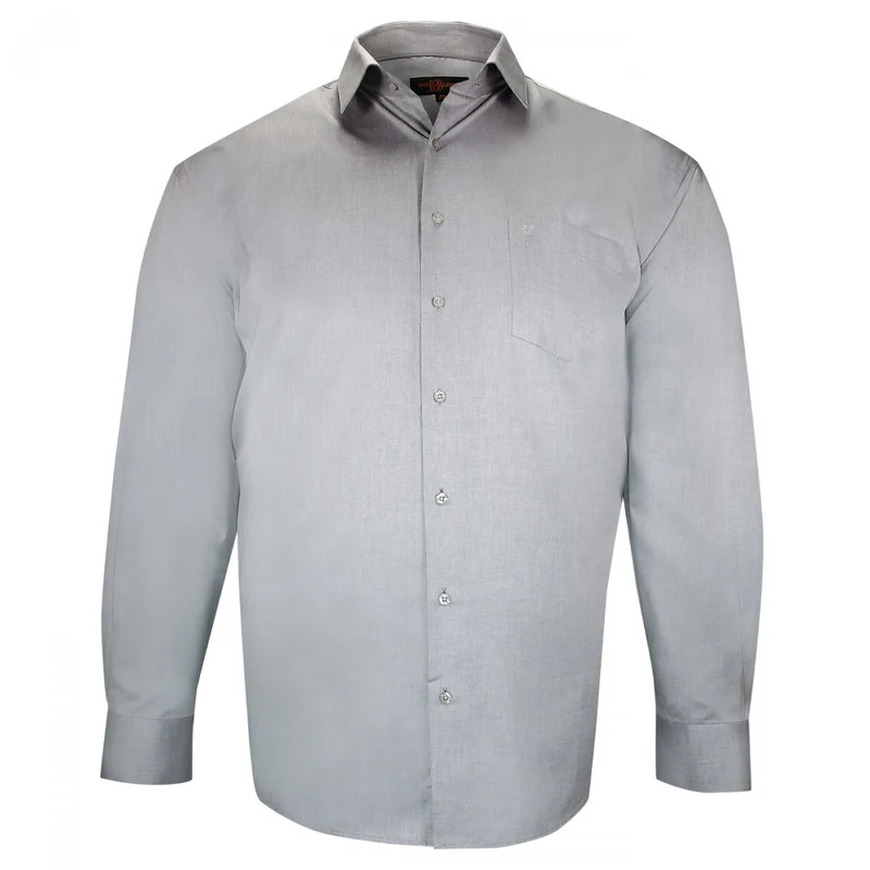 Chemise homme grande taille unie coupe droite LISIO Doublissimo