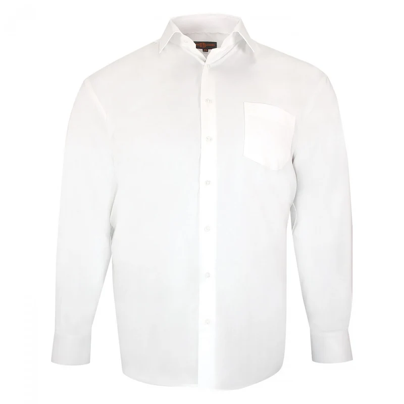 Chemise homme grande taille unie coupe droite LISIO Doublissimo