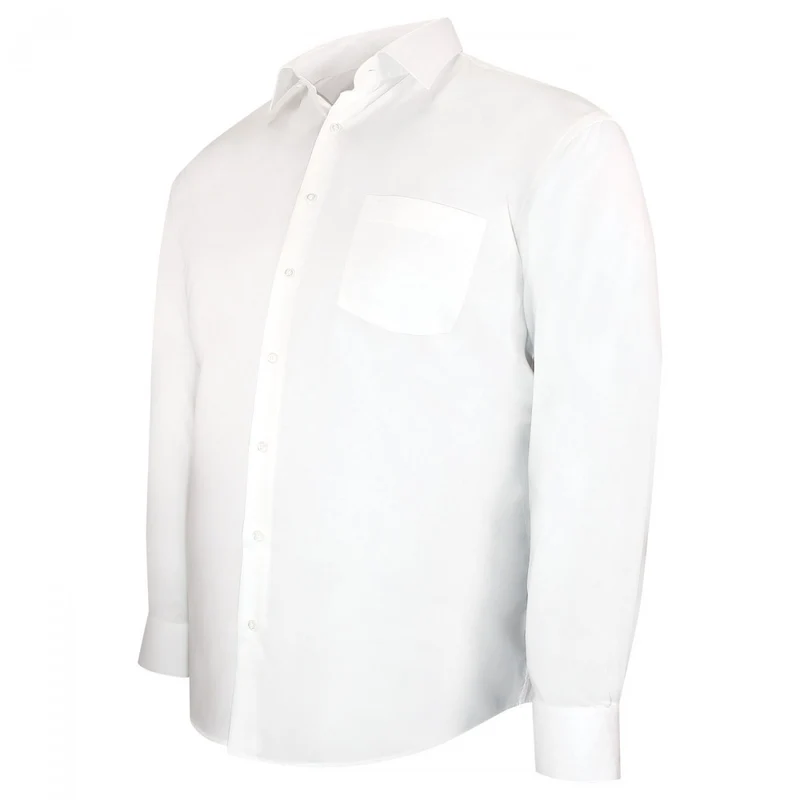 Chemise homme grande taille unie coupe droite LISIO Doublissimo