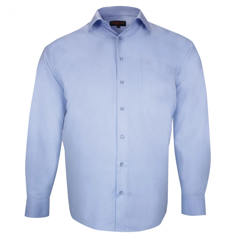 Chemise homme grande taille tissus chevron coupe droite SPINADI Doublissimo