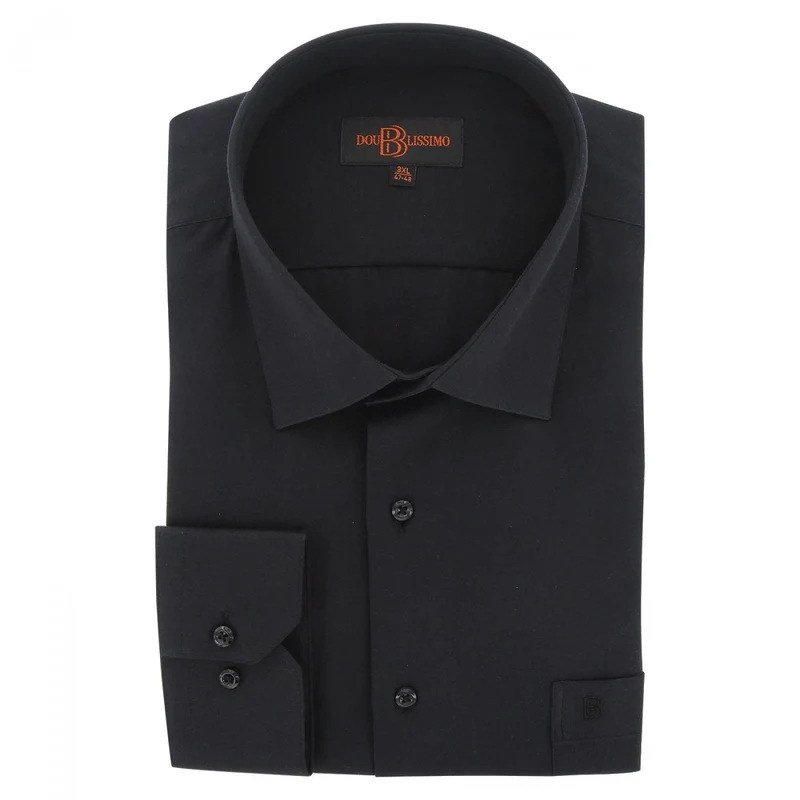 Chemise homme grande taille tissus chevron coupe droite SPINADI Doublissimo