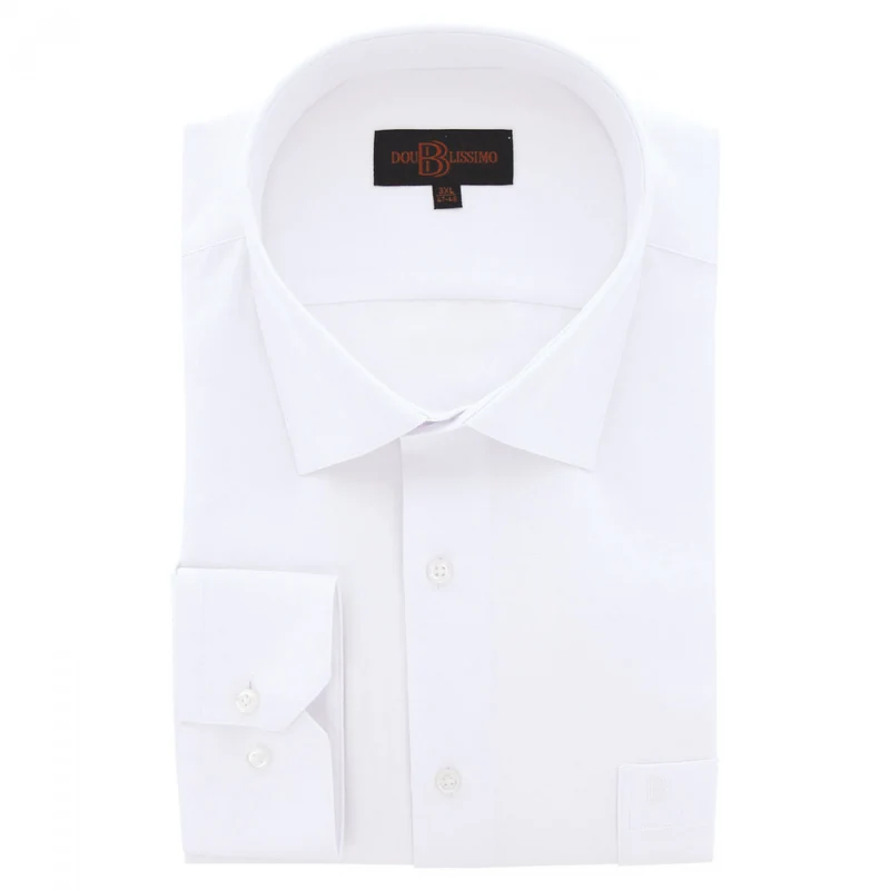 Chemise homme grande taille tissus chevron coupe droite SPINADI Doublissimo