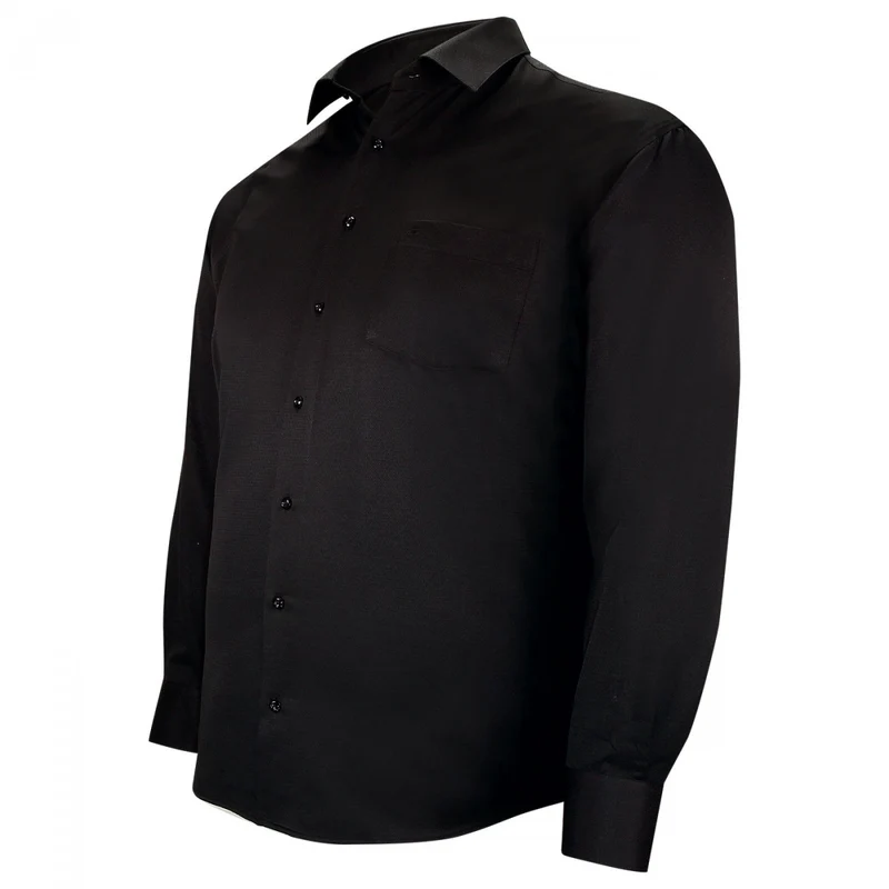 Chemise homme grande taille tissus premium armuré coupe droite BASTINI Doublissimo