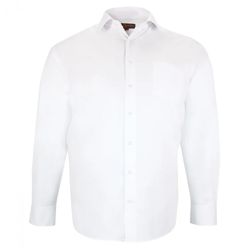 Chemise homme grande taille tissus premium armuré coupe droite BASTINI Doublissimo