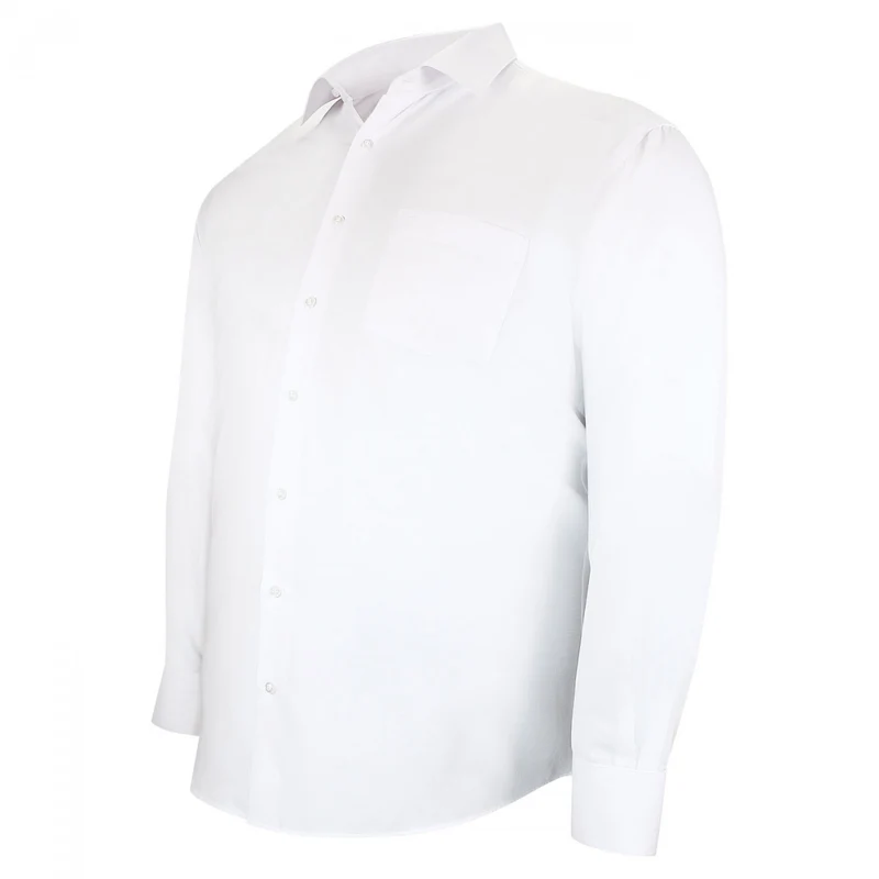 Chemise homme grande taille tissus premium armuré coupe droite BASTINI Doublissimo