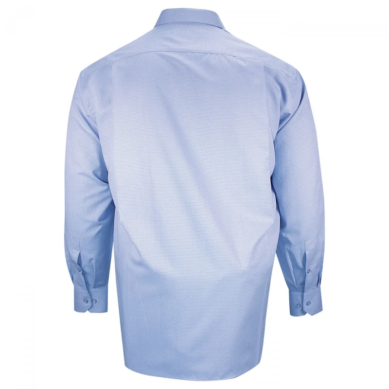 Chemise homme grande taille tissus premium armuré coupe droite BASTINI Doublissimo