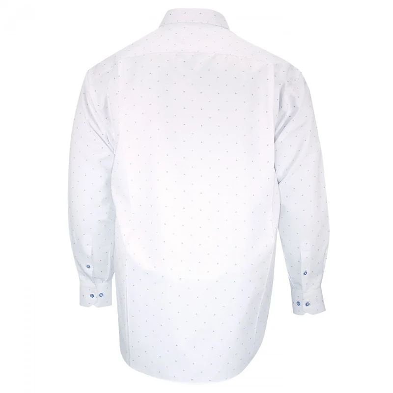 Chemise homme grande taille tissus à motifs coupe droite FURTIVO Doublissimo