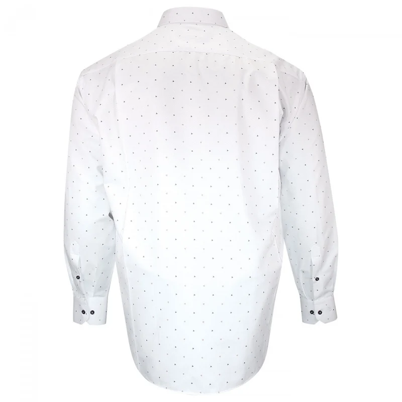 Chemise homme grande taille tissus à motifs coupe droite FURTIVO Doublissimo