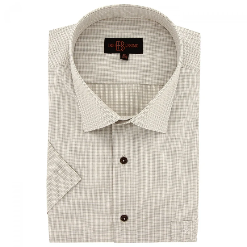 Chemise homme grande taille à motifs coupe droite SUBLIMO Doublissimo