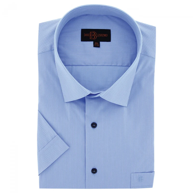 Chemise homme grande taille à motifs coupe droite SUBLIMO Doublissimo