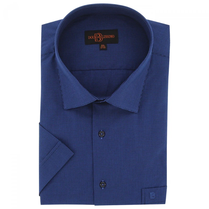Chemise homme grande taille à motifs coupe droite SUBLIMO Doublissimo