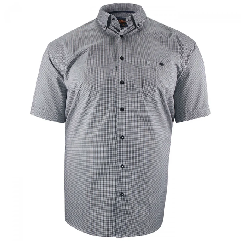 Chemise homme grande taille à motifs vichy coupe droite PIASTRE Doublissimo