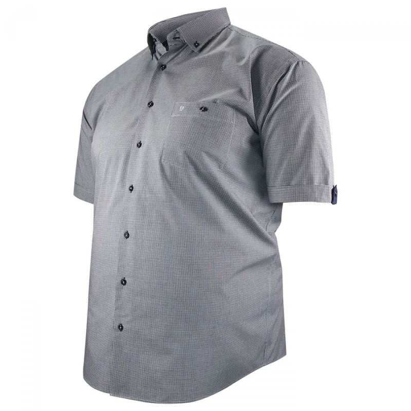 Chemise homme grande taille à motifs vichy coupe droite PIASTRE Doublissimo