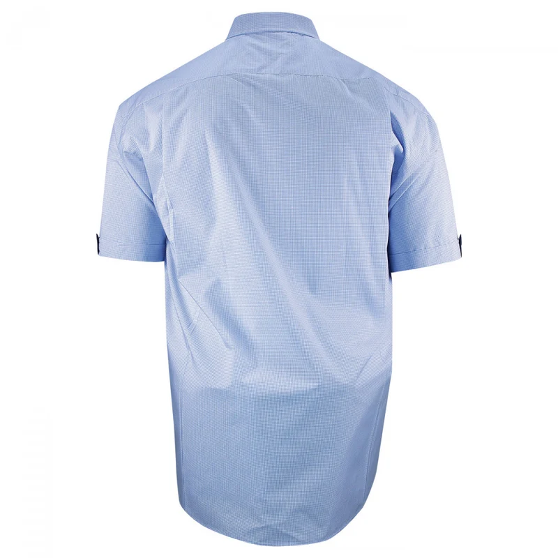 Chemise homme grande taille à motifs vichy coupe droite PIASTRE Doublissimo