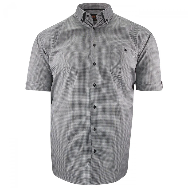Chemise homme grande taille à motifs vichy coupe droite PIASTRE Doublissimo